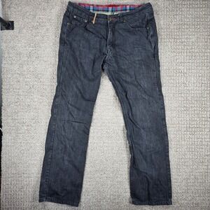 Highway 21 Mens Black Kevlar Lined Motorcycle Riding Jeans Size 36x34
